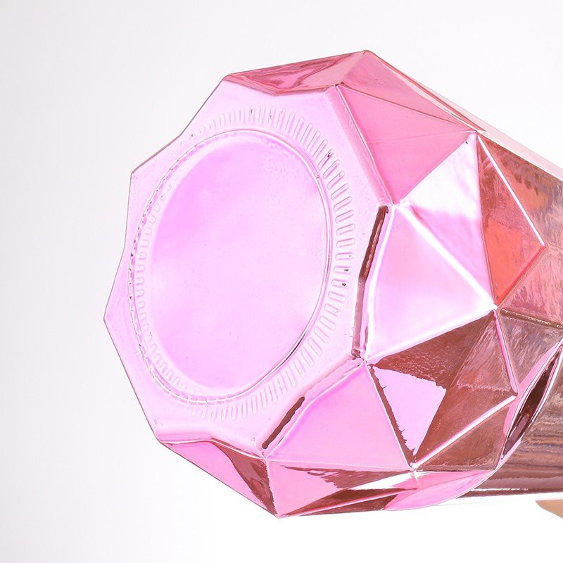 Roasted Flower Glass Wine Bottles