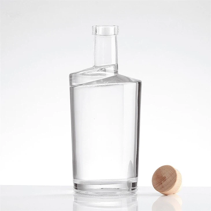 500ml Brandy Glass Bottle Crystal White Bottle