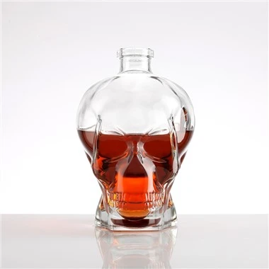 750 ml Skull Liquor Glass