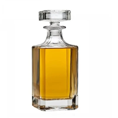 Vlastní obdélníkové skleněné lahve na whisky
