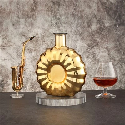 Velkoobchodní galvanicky pokovená láhev brandy 500ml